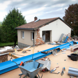 Extension de maison avec véranda-salle à manger Saint-Leu-la-Foret